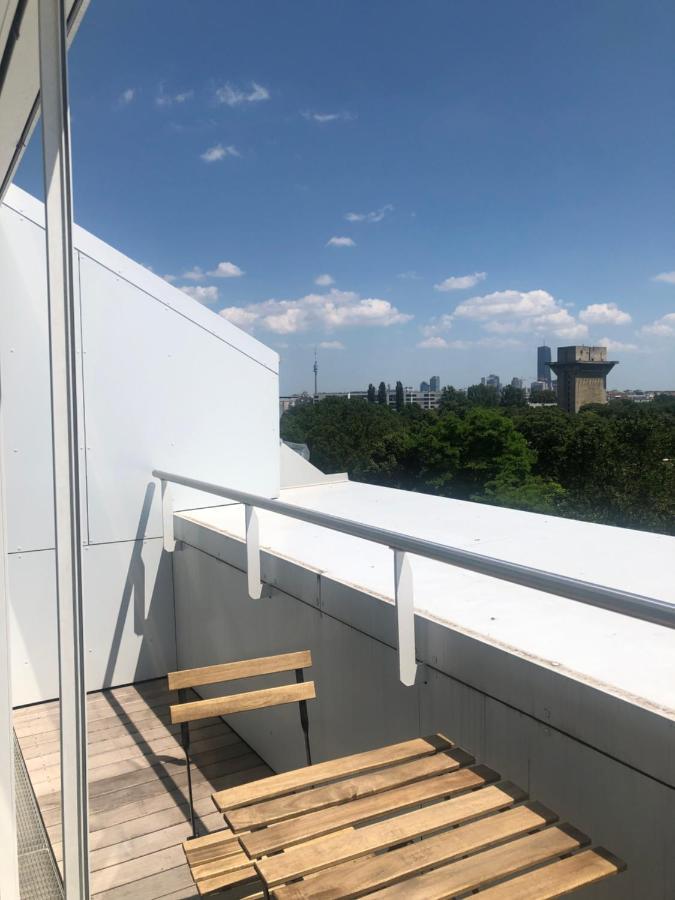 Augartenblick Penthaus 17 - Blick Zum Riesenrad Wien Exteriör bild
