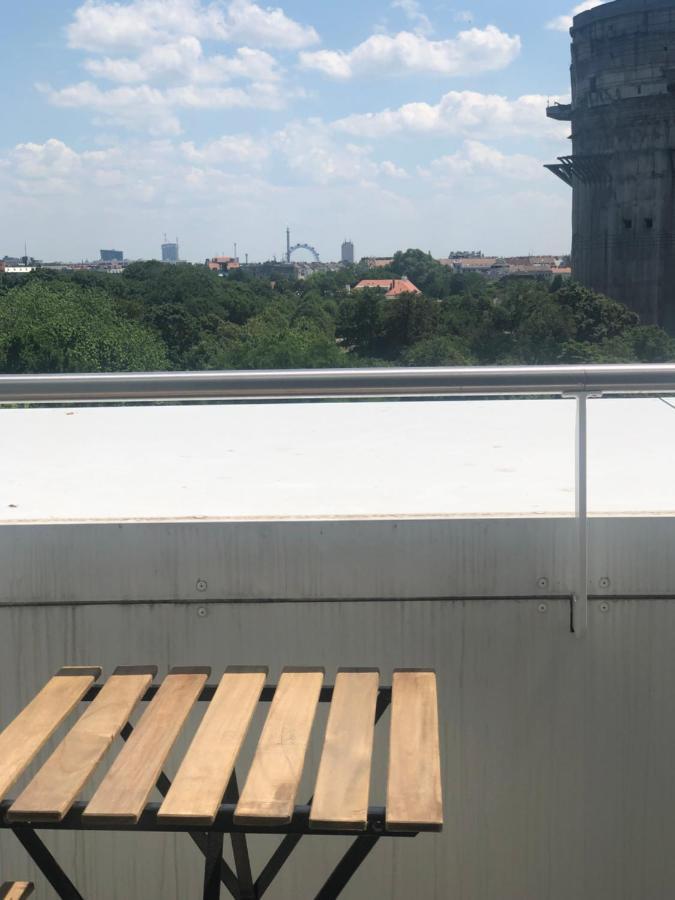 Augartenblick Penthaus 17 - Blick Zum Riesenrad Wien Exteriör bild