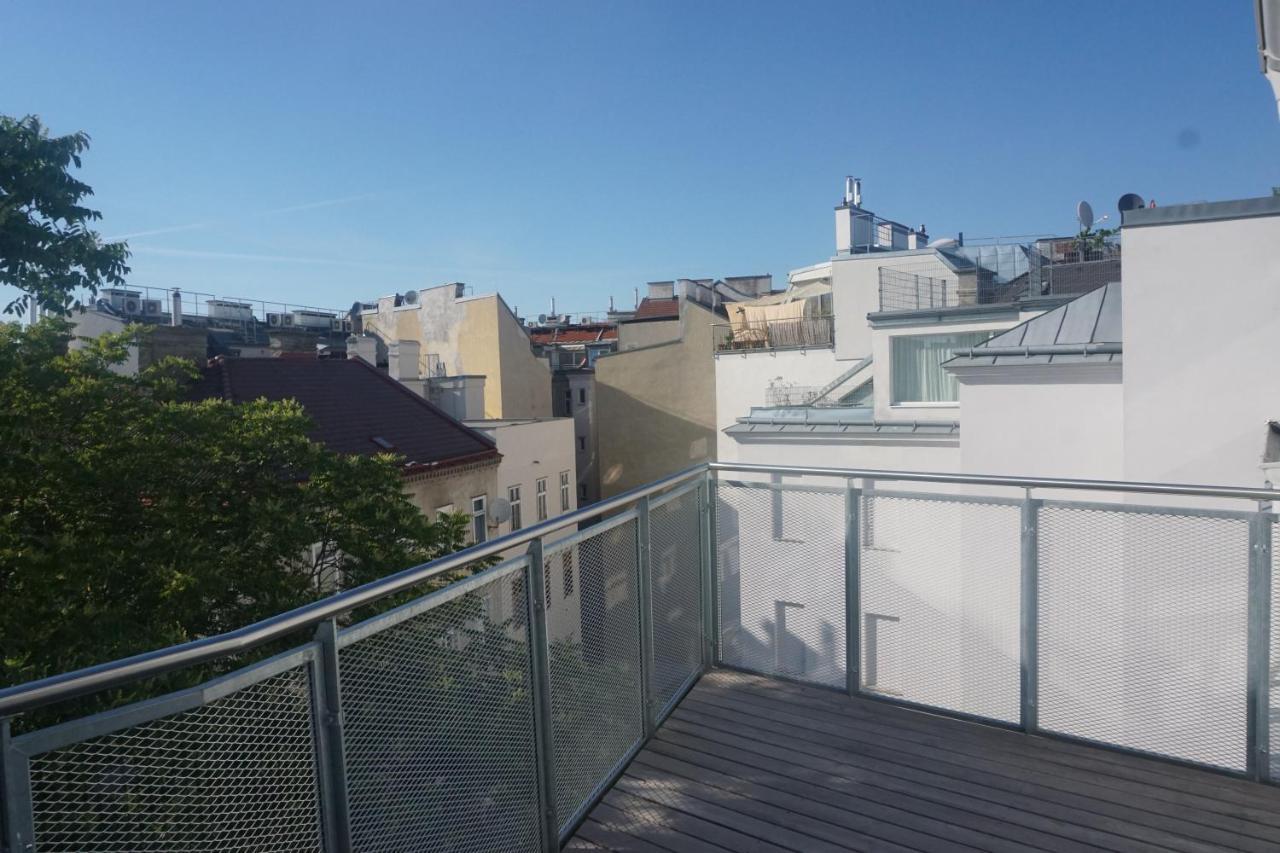 Augartenblick Penthaus 17 - Blick Zum Riesenrad Wien Exteriör bild
