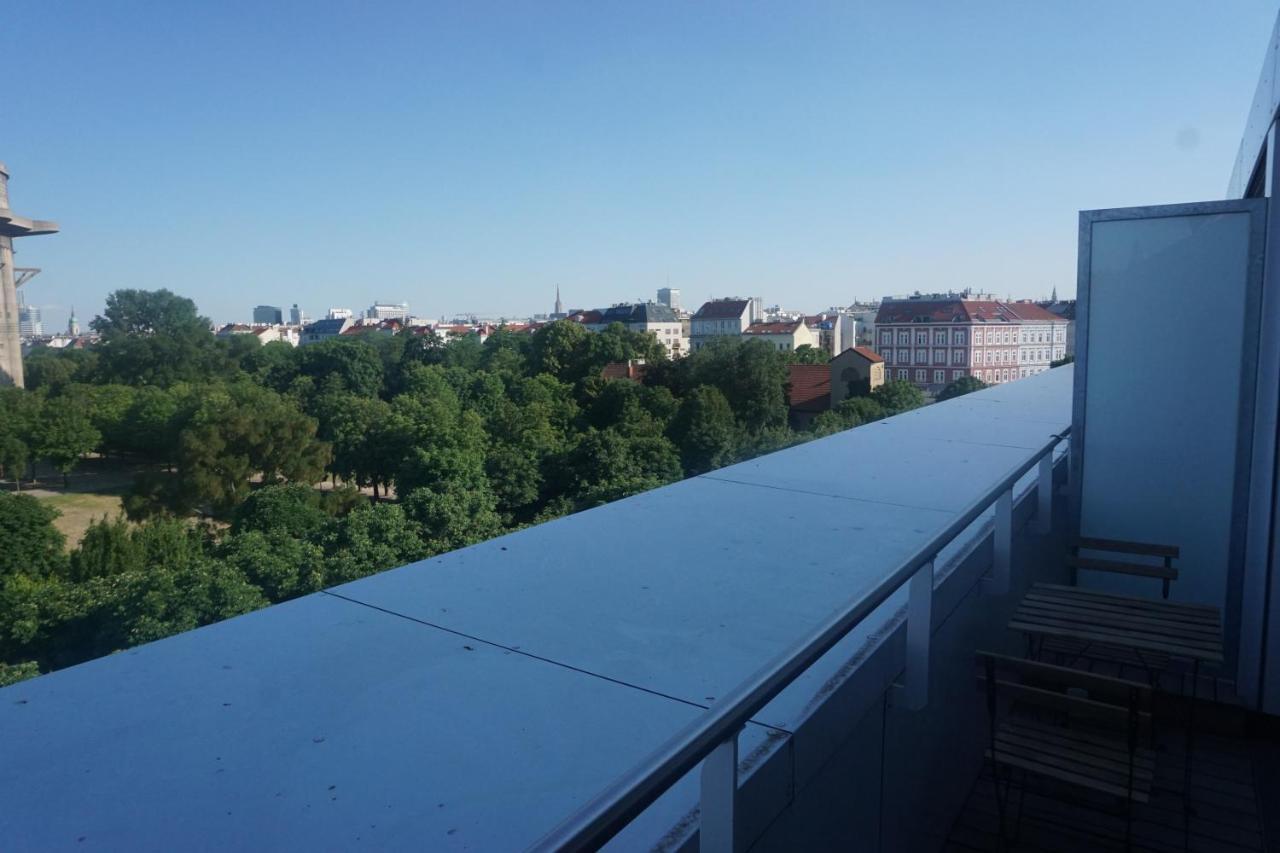 Augartenblick Penthaus 17 - Blick Zum Riesenrad Wien Exteriör bild